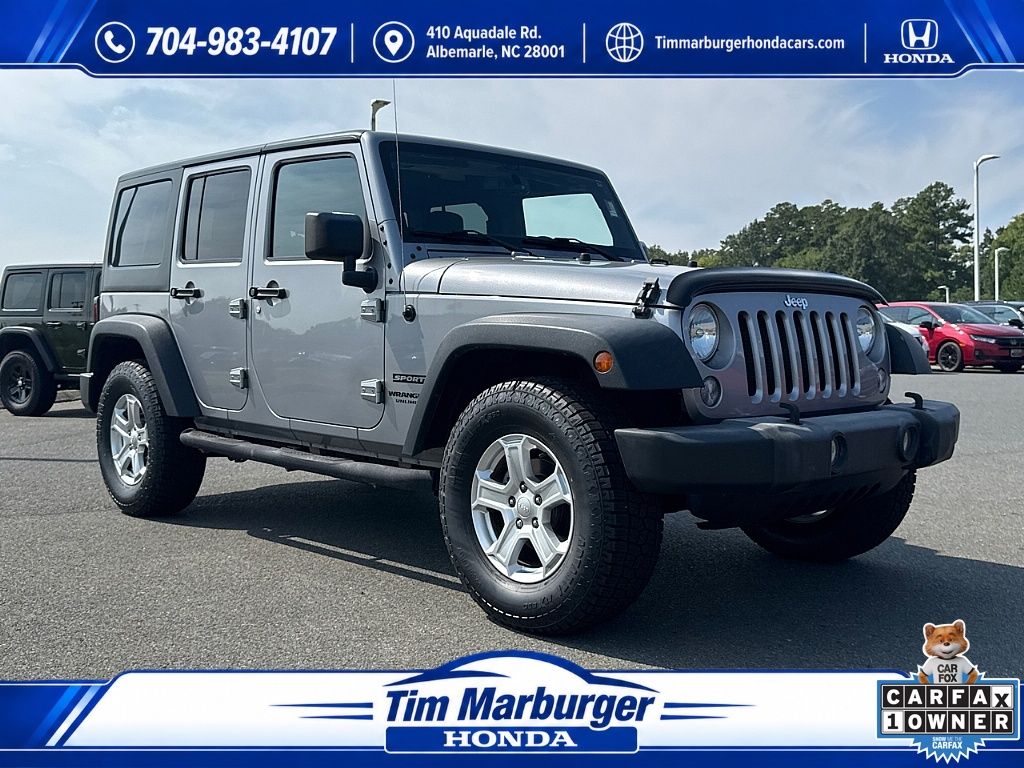 2017 Jeep Wrangler Unlimited Sport S