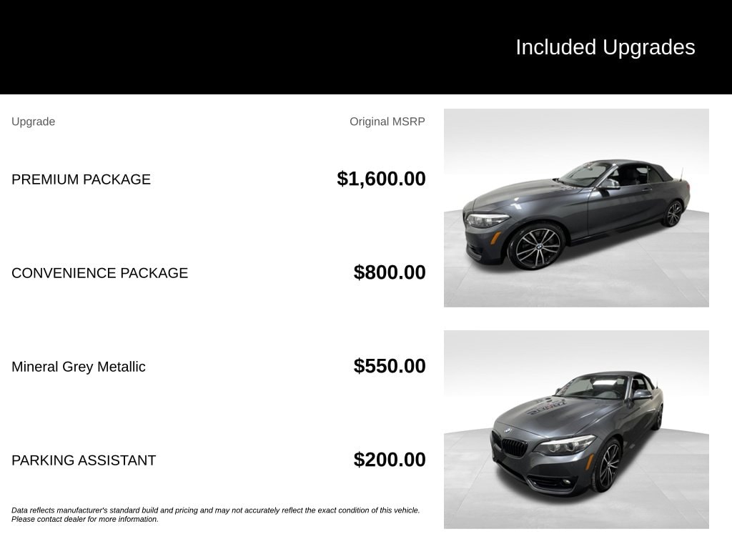 Used 2021 BMW 2 Series 230i xDrive Convertible