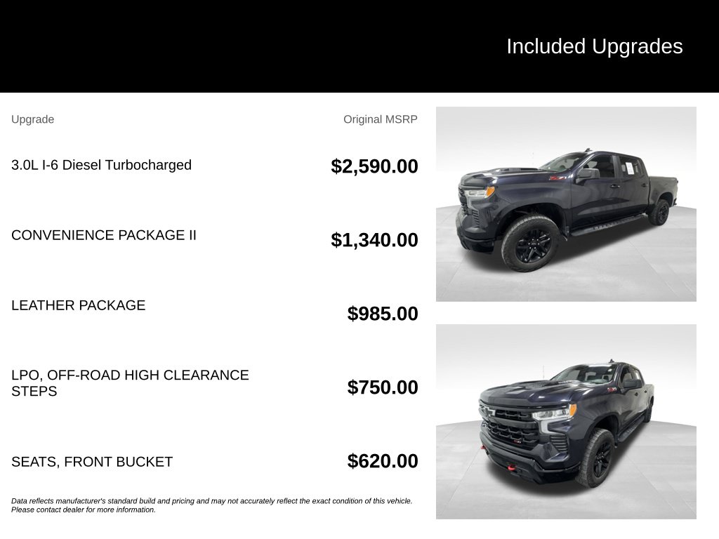 Used 2024 Chevrolet Silverado 1500 LT Trail Boss Truck Crew Cab