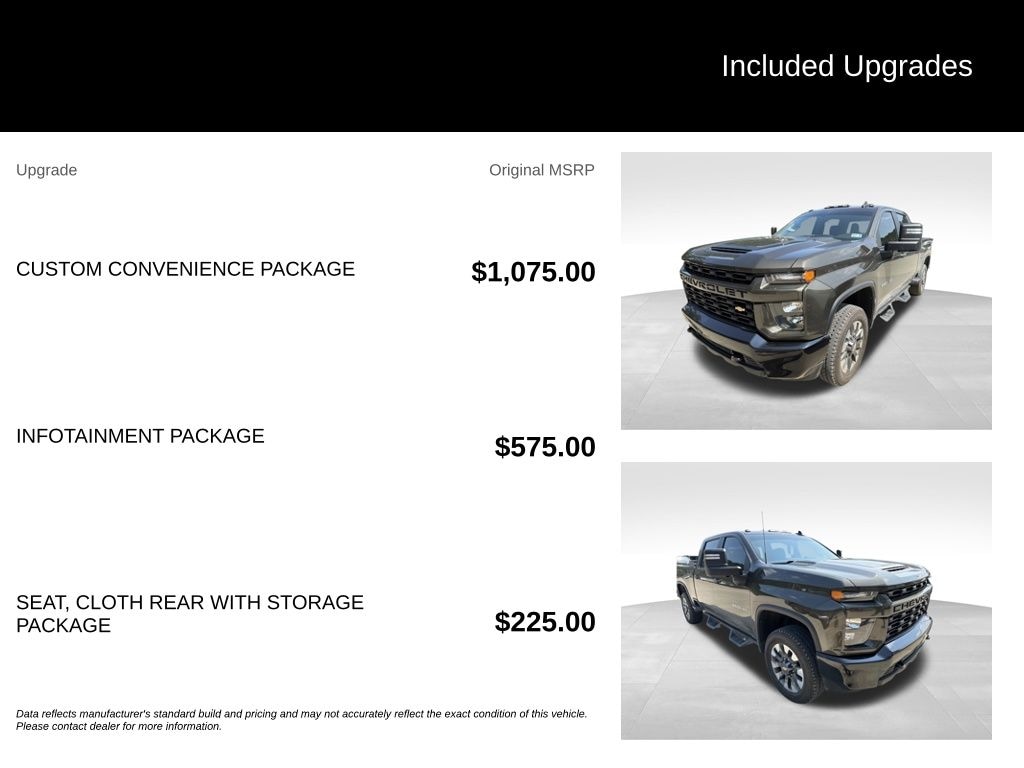 Used 2023 Chevrolet Silverado 2500 HD Custom Truck Crew Cab