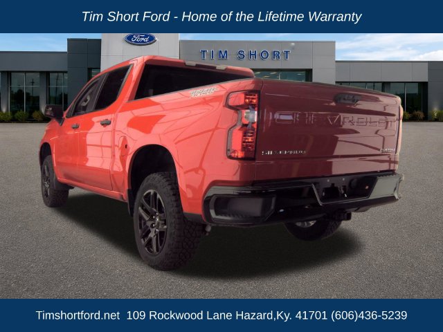Used 2024 Chevrolet Silverado 1500 Custom Trail Boss Crew Cab Short Bed Truck