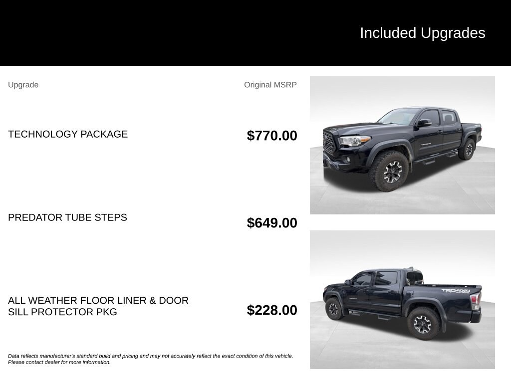 Used 2020 Toyota Tacoma TRD Off-Road Truck