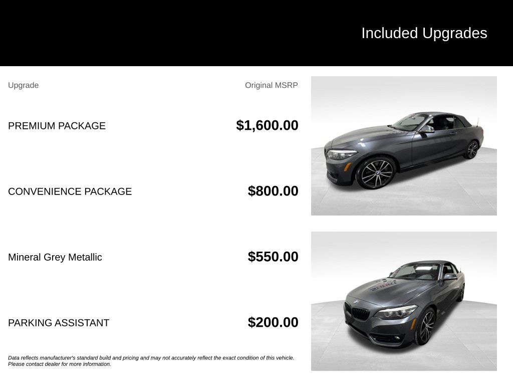 Used 2021 BMW 2 Series 230i xDrive Convertible