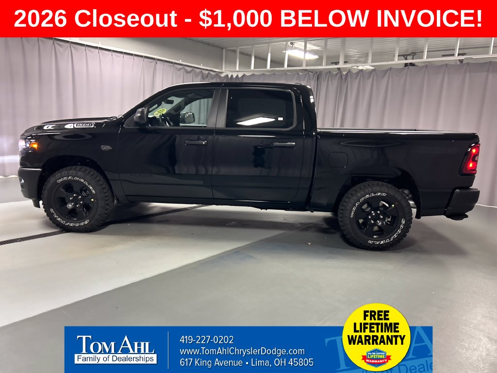 New 2027 Ram 1500 WARLOCK CREW CAB 4X4 5'7 BOX Pickup