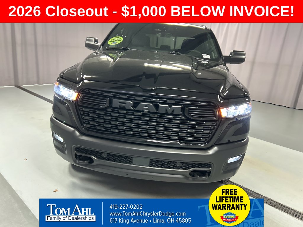 New 2027 Ram 1500 WARLOCK CREW CAB 4X4 5'7 BOX Pickup
