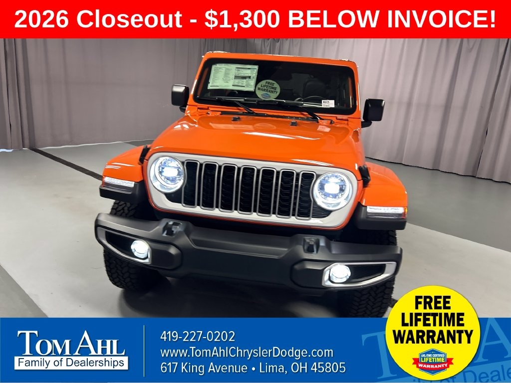 New 2026 Jeep Wrangler 4-DOOR SAHARA Sport Utility