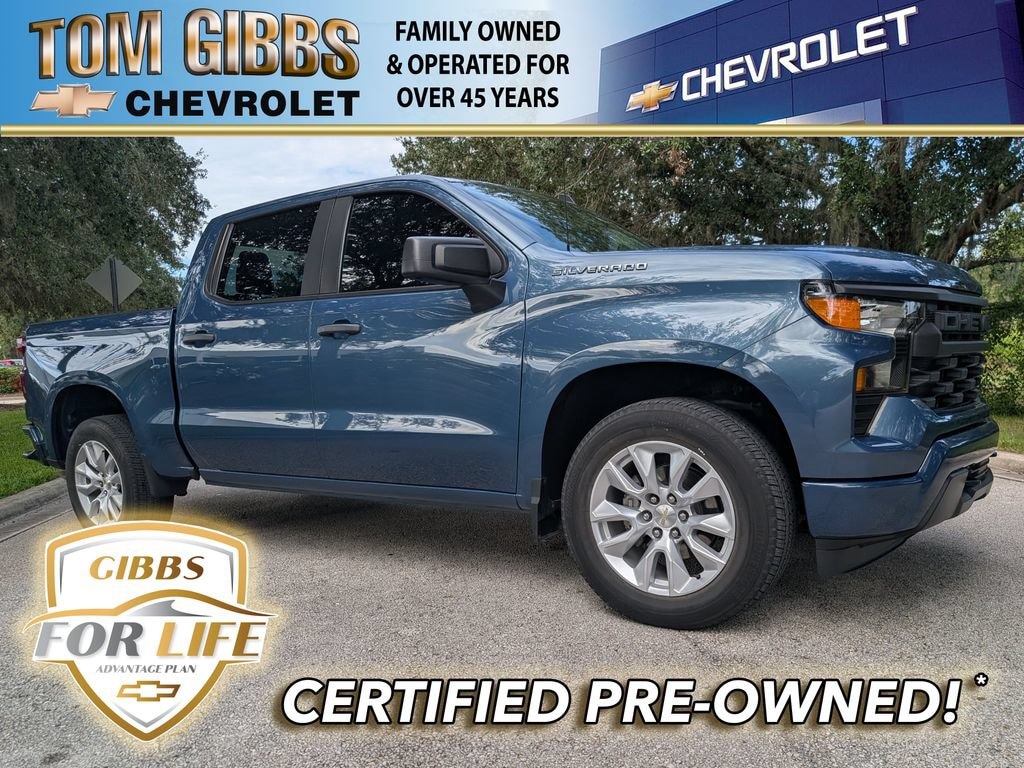 Used 2024 Chevrolet Silverado 1500 Custom Truck Crew Cab
