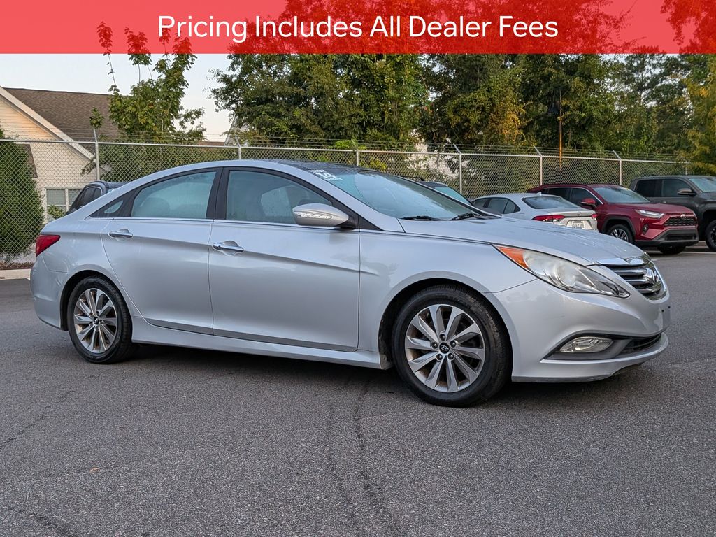 Used 2014 Hyundai Sonata Limited with VIN 5NPEC4AC3EH868128 for sale in Charleston, SC