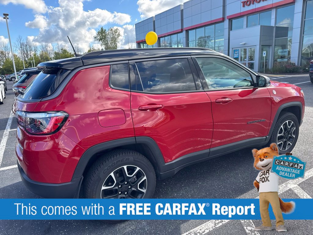 Used 2021 Jeep Compass Trailhawk with VIN 3C4NJDDB4MT525223 for sale in Brookfield, WI