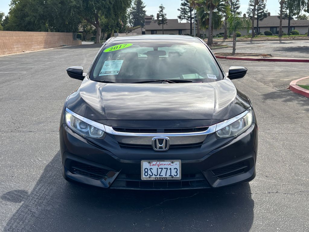 Used 2017 Honda Civic LX with VIN 19XFC2F58HE017745 for sale in Clovis, CA