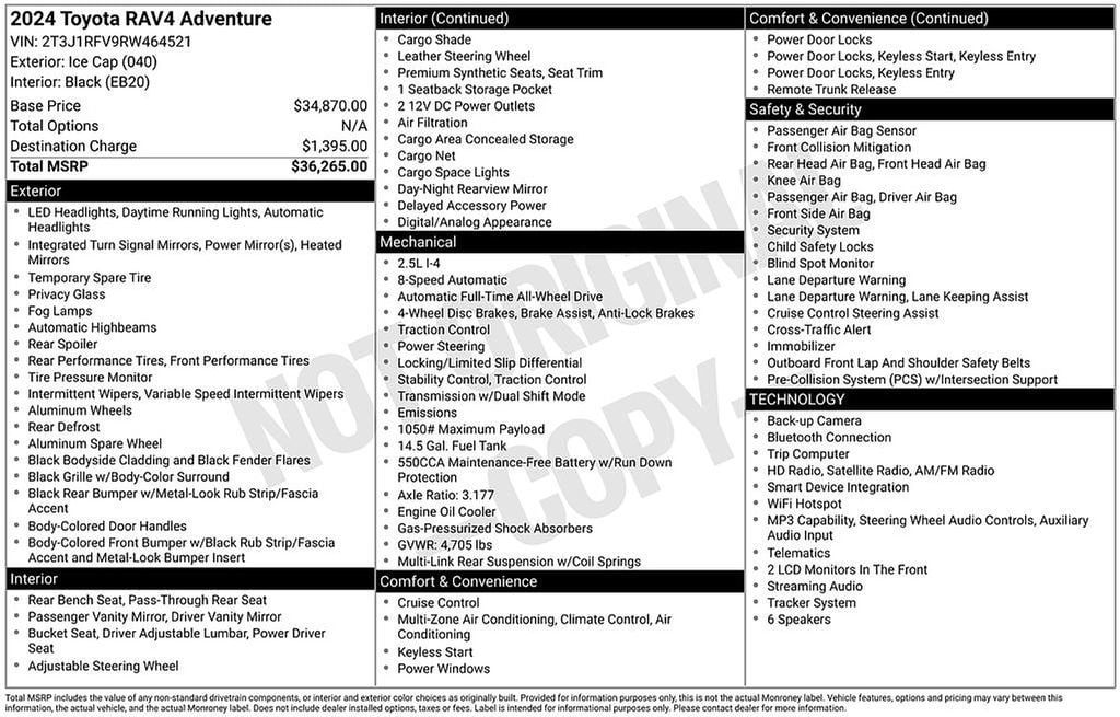 Certified 2024 Toyota RAV4 Adventure Sport Utility