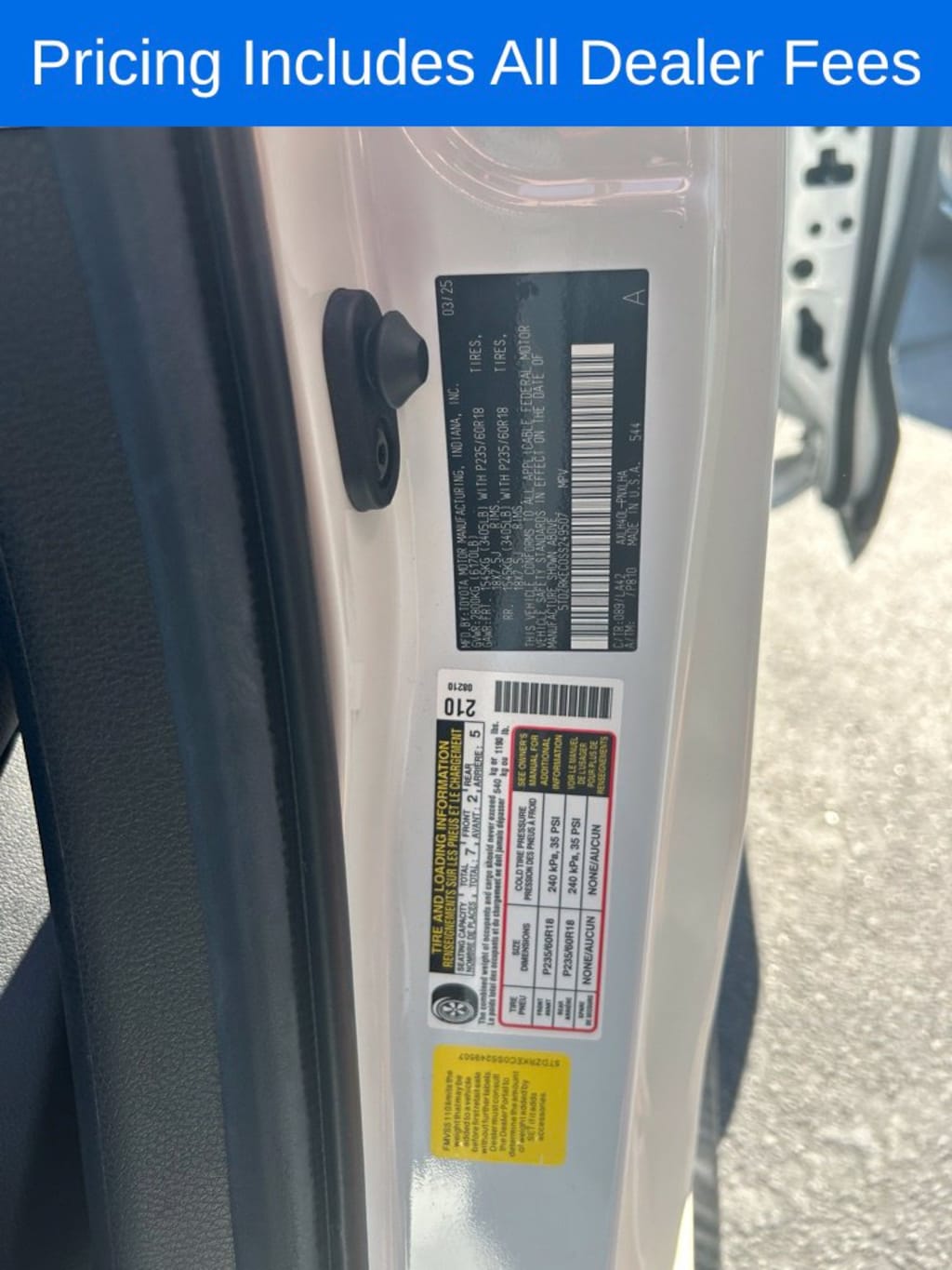 New 2025 Toyota Sienna Limited 7 PASSENGER