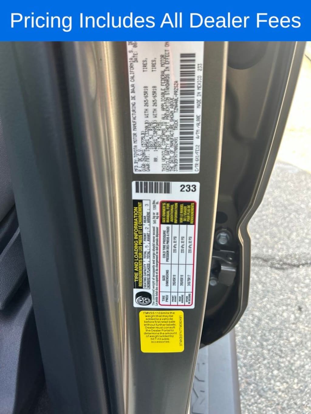 New 2026 Toyota Tacoma TRD Sport Truck