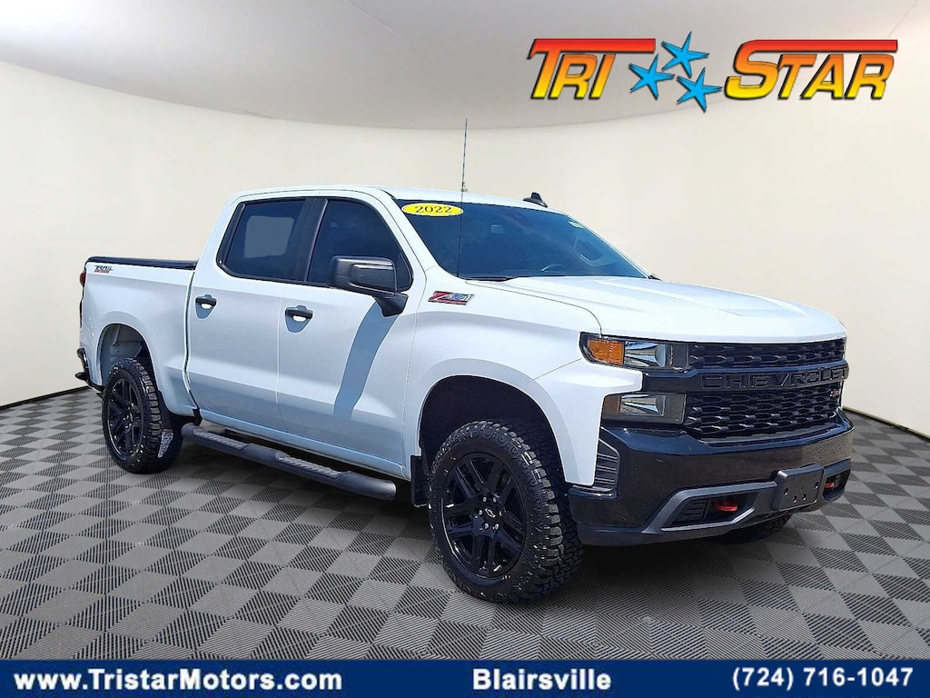 Used 2022 Chevrolet Silverado 1500 LTD Custom Trail Boss Truck Crew Cab
