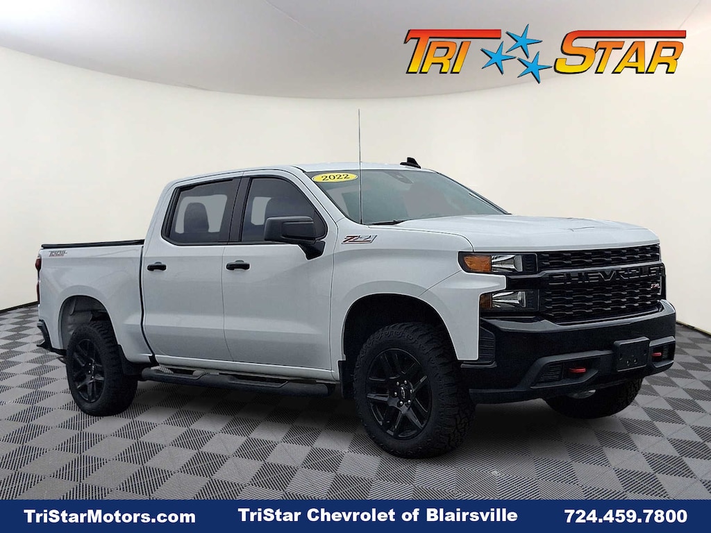 Used 2022 Chevrolet Silverado 1500 LTD Custom Trail Boss Truck Crew Cab