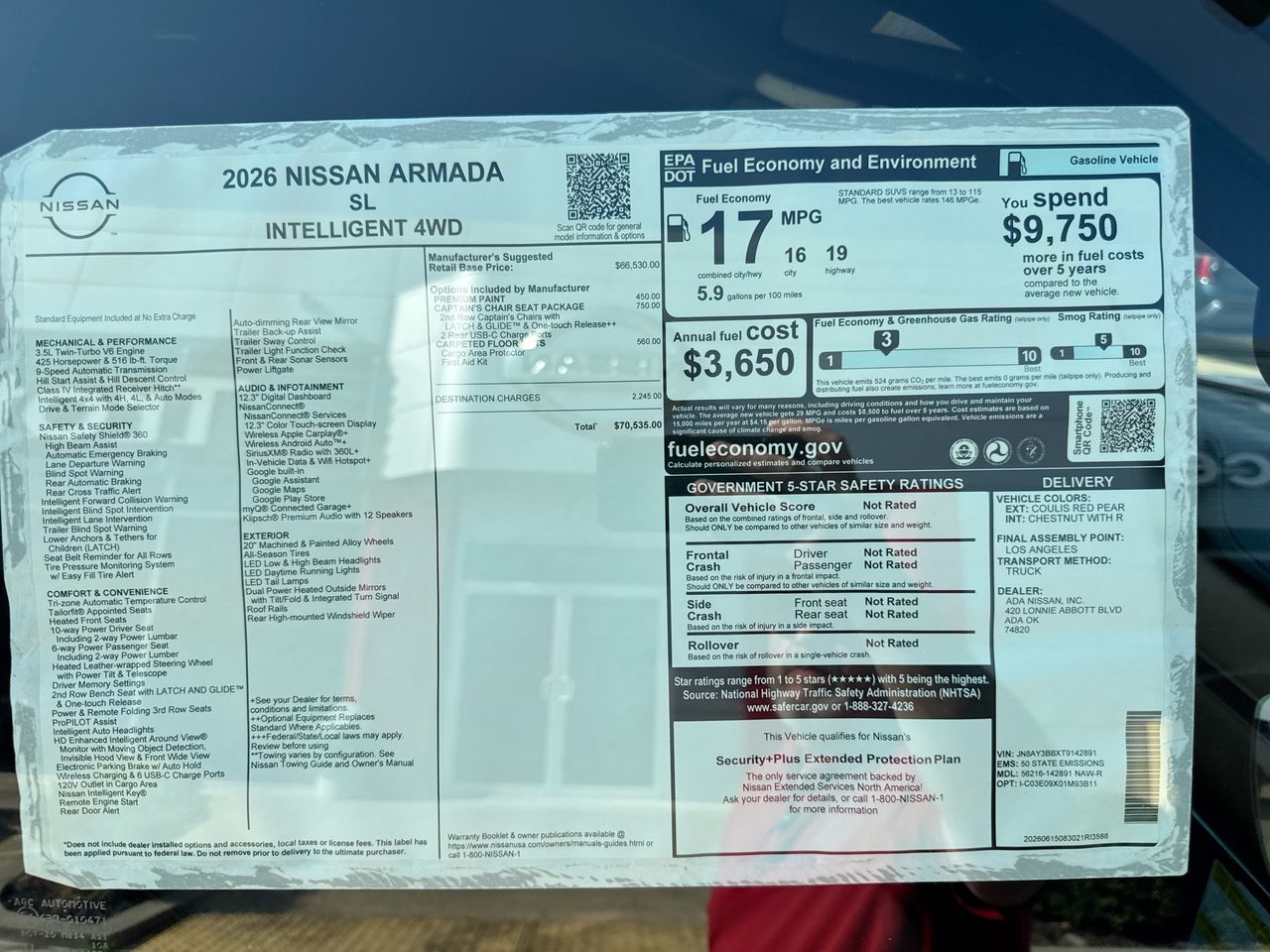 2026 Nissan Armada SL - Photo 31