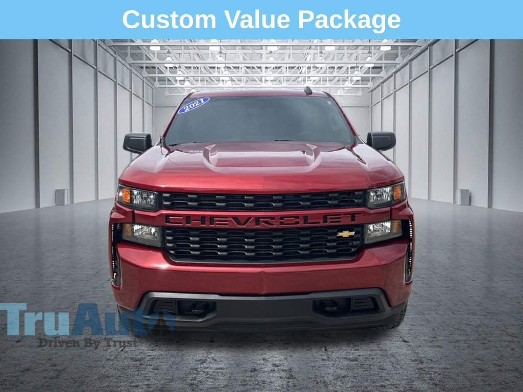 Used 2021 Chevrolet Silverado 1500 Custom Truck Crew Cab