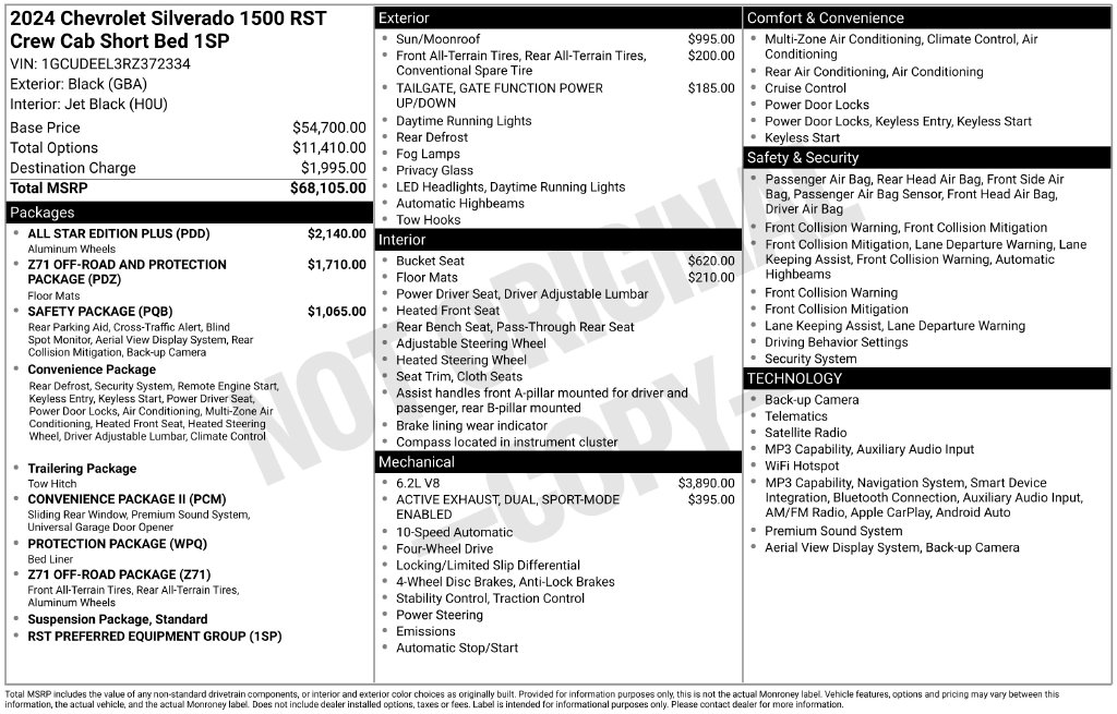 Used 2024 Chevrolet Silverado 1500 RST Truck