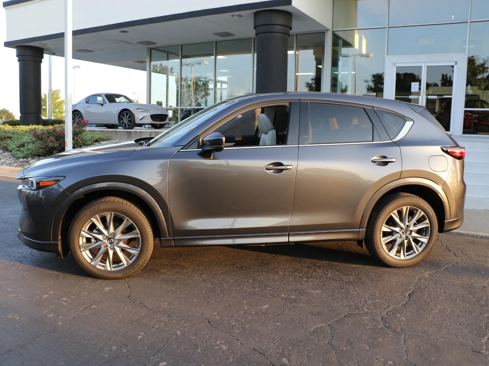 Certified 2025 Mazda CX-5 S Premium Plus package with VIN JM3KFBEM1S0785833 for sale in Kansas City