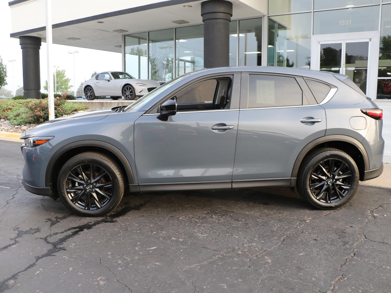 Certified 2025 Mazda CX-5 S Carbon Edition with VIN JM3KFBCM9S0678015 for sale in Kansas City