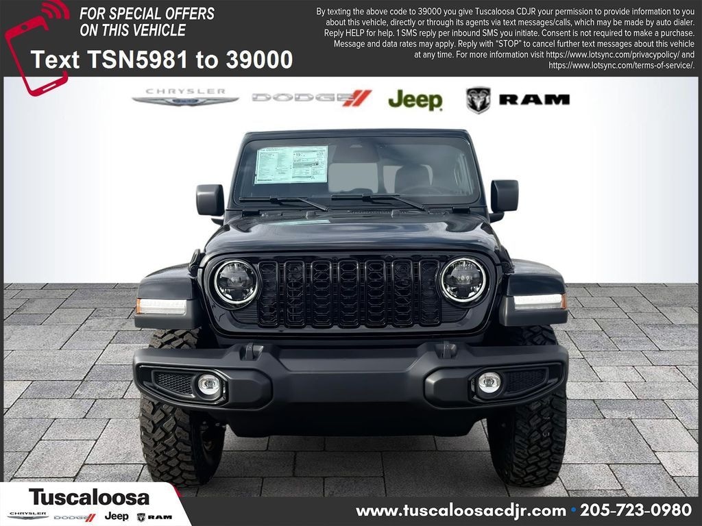 New 2026 Jeep Gladiator WILLYS 4X4 Pickup