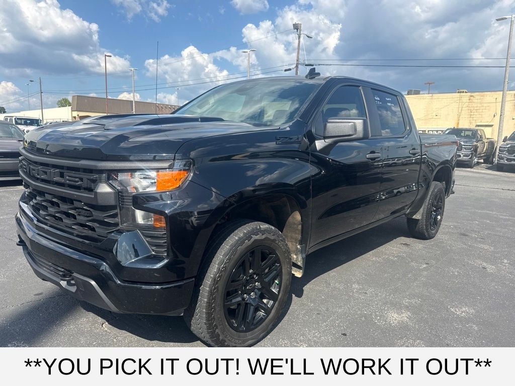 Used 2024 Chevrolet Silverado 1500 Custom Trail Boss Truck Crew Cab