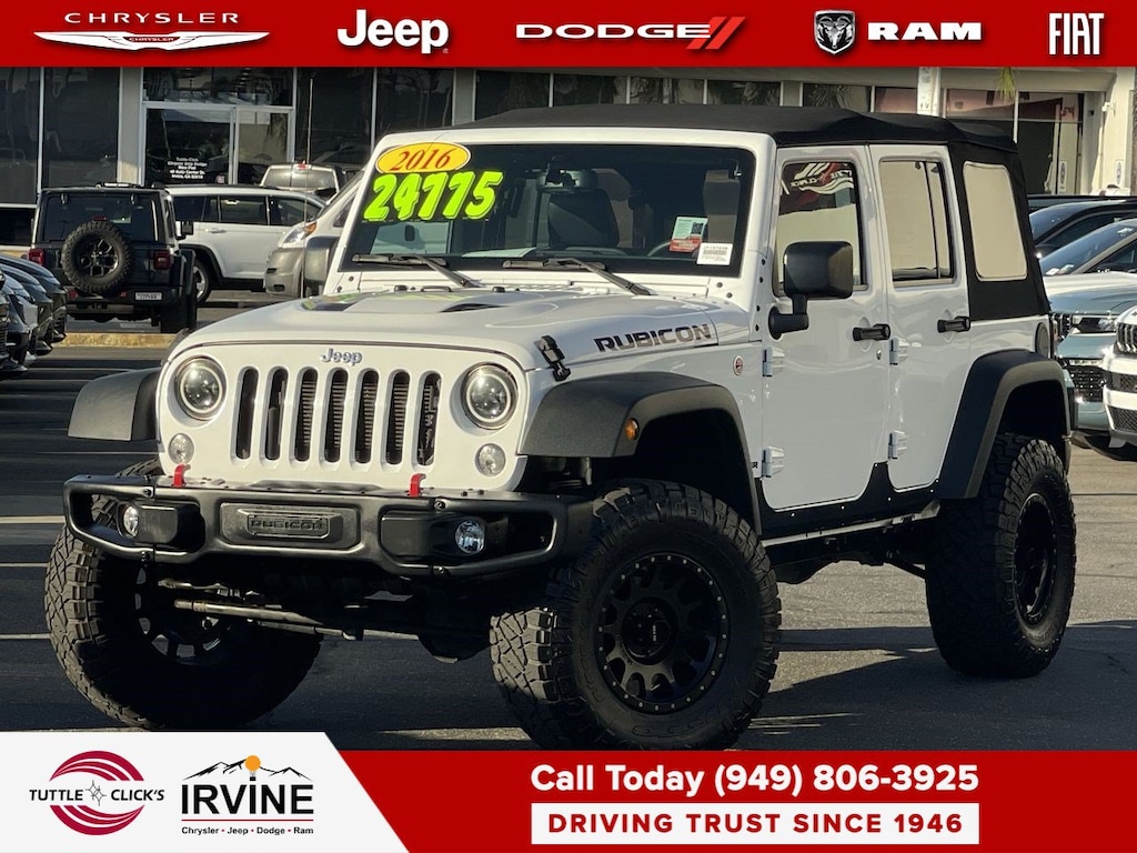 Used 2016 Jeep Wrangler Unlimited Rubicon Hard Rock SUV