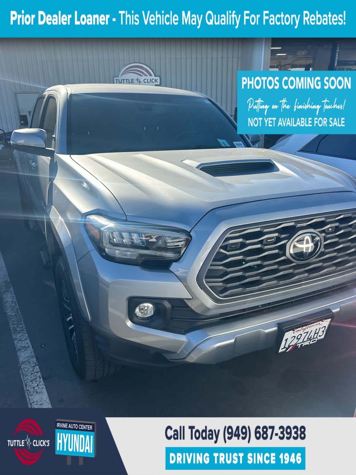 Used 2021 Toyota Tacoma 2WD TRD SPORT TRD Sport Double Cab 5 Bed V6 AT