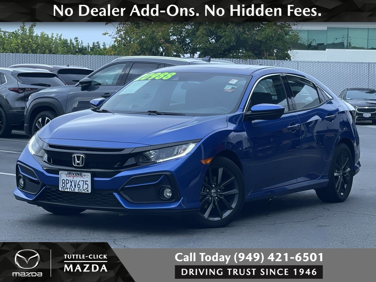 Used 2020 Honda Civic Hatchback EX Hatchback