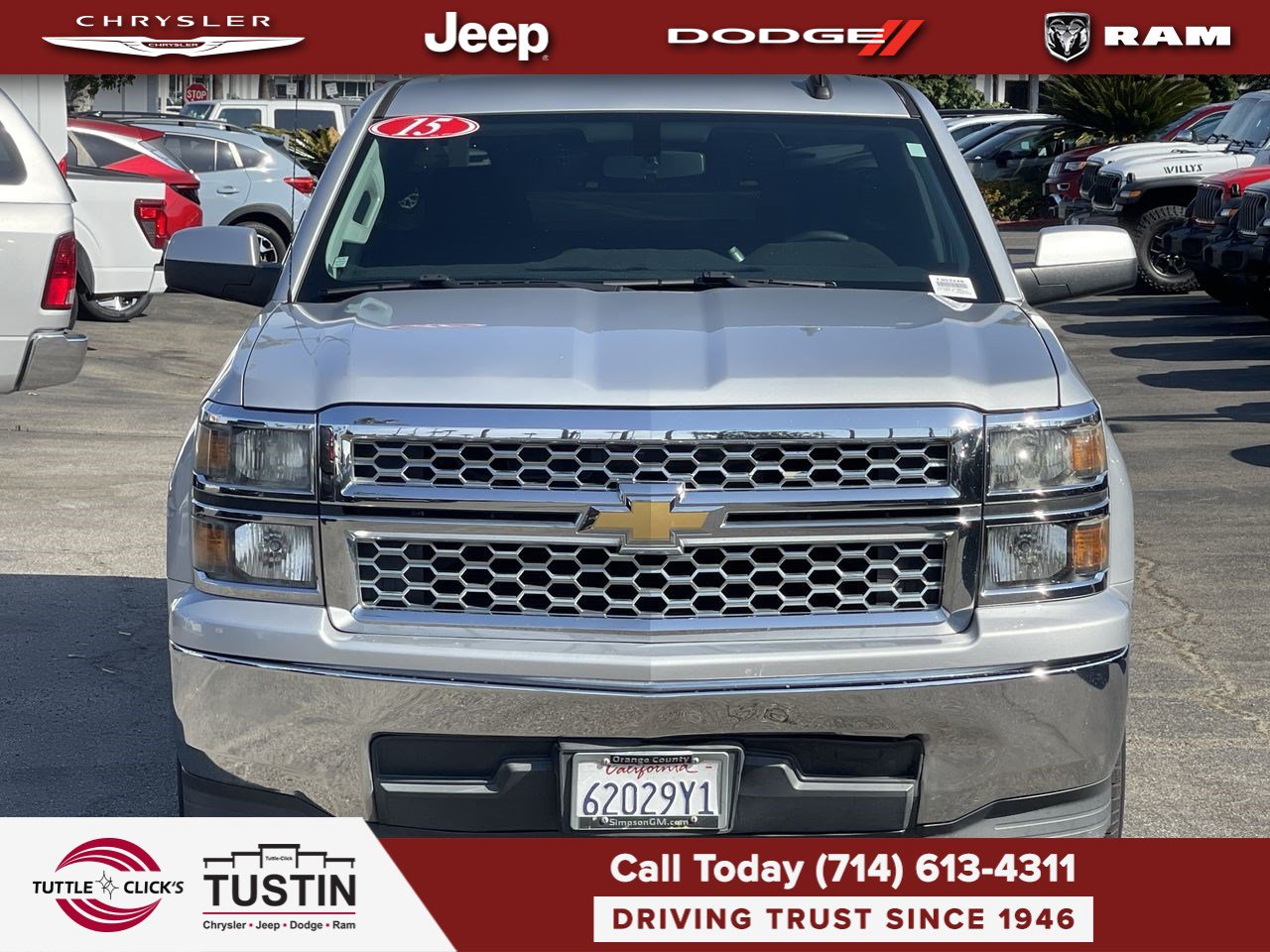 Used 2015 Chevrolet Silverado 1500 LT Truck Double Cab
