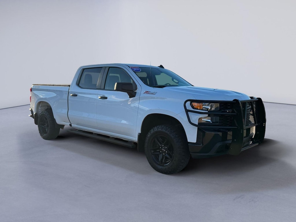 Used 2021 Chevrolet Silverado 1500 Custom Trail Boss Truck Crew Cab