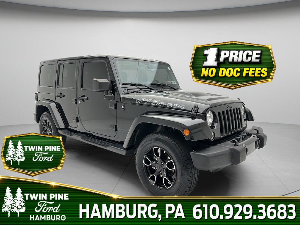 Used 2017 Jeep Wrangler Unlimited Sahara SUV
