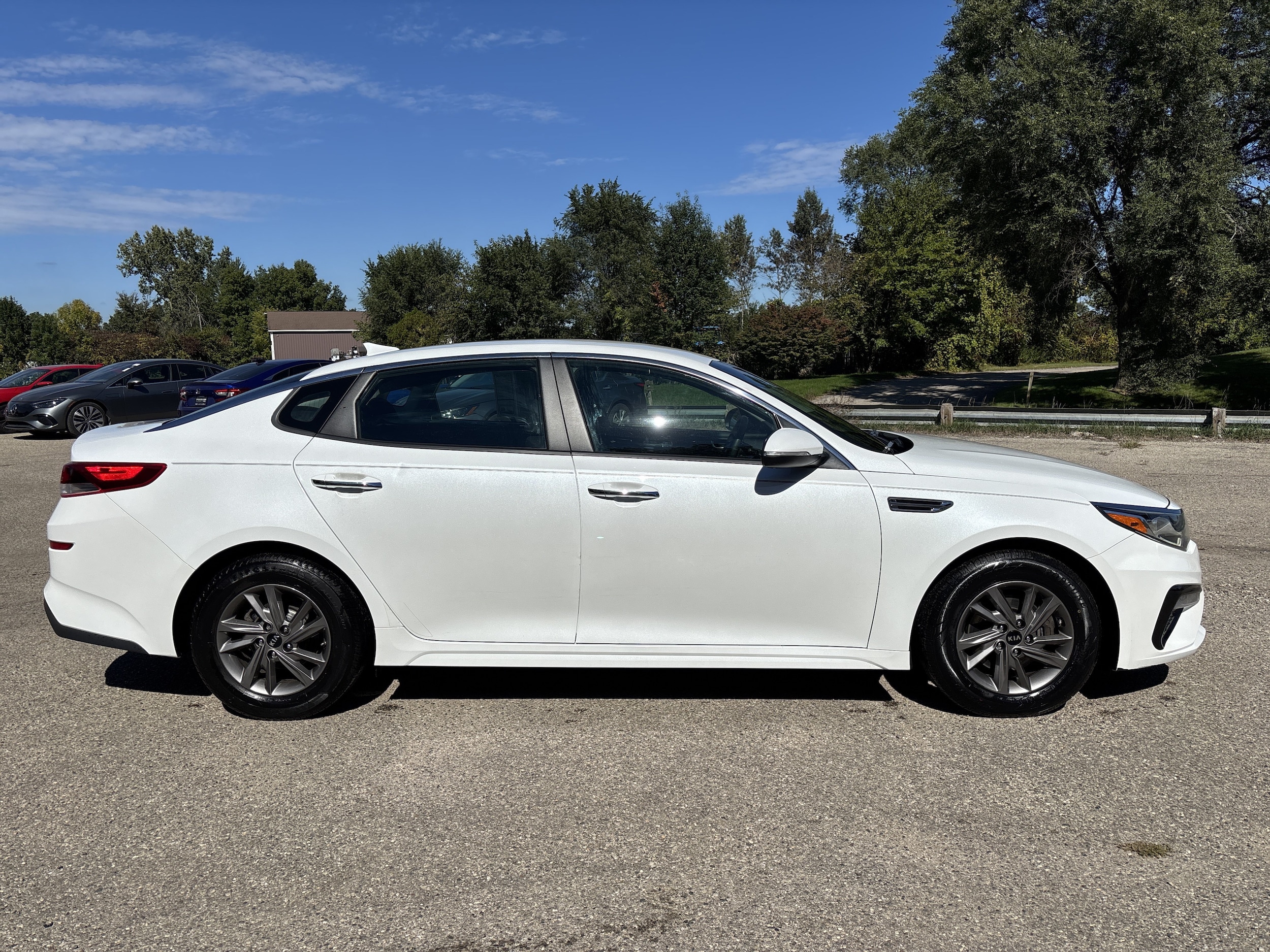 Used 2020 Kia Optima LX with VIN 5XXGT4L36LG401283 for sale in Wayland, MI