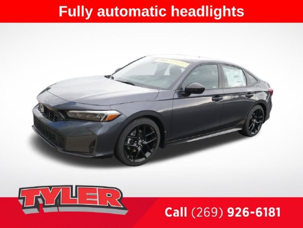 New 2026 Honda Civic Sedan Sport Sport CVT