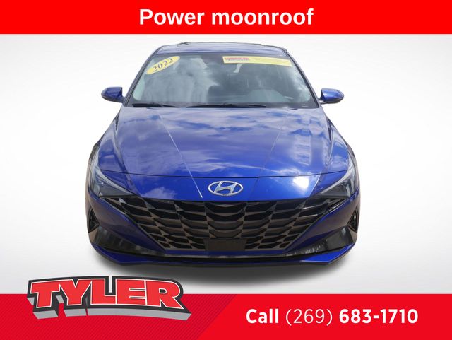 Used 2022 Hyundai Elantra Limited with VIN KMHLP4AG3NU217694 for sale in Niles, MI