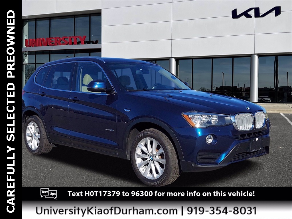 Used 2017 BMW X3 xDrive28i SUV