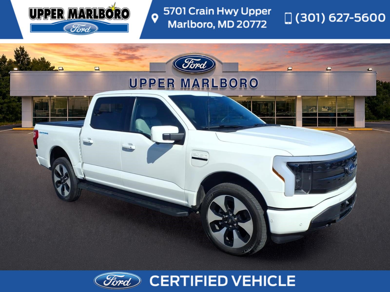 Certified 2022 Ford F-150 Lightning Platinum Platinum 4WD SuperCrew 5.5 Box