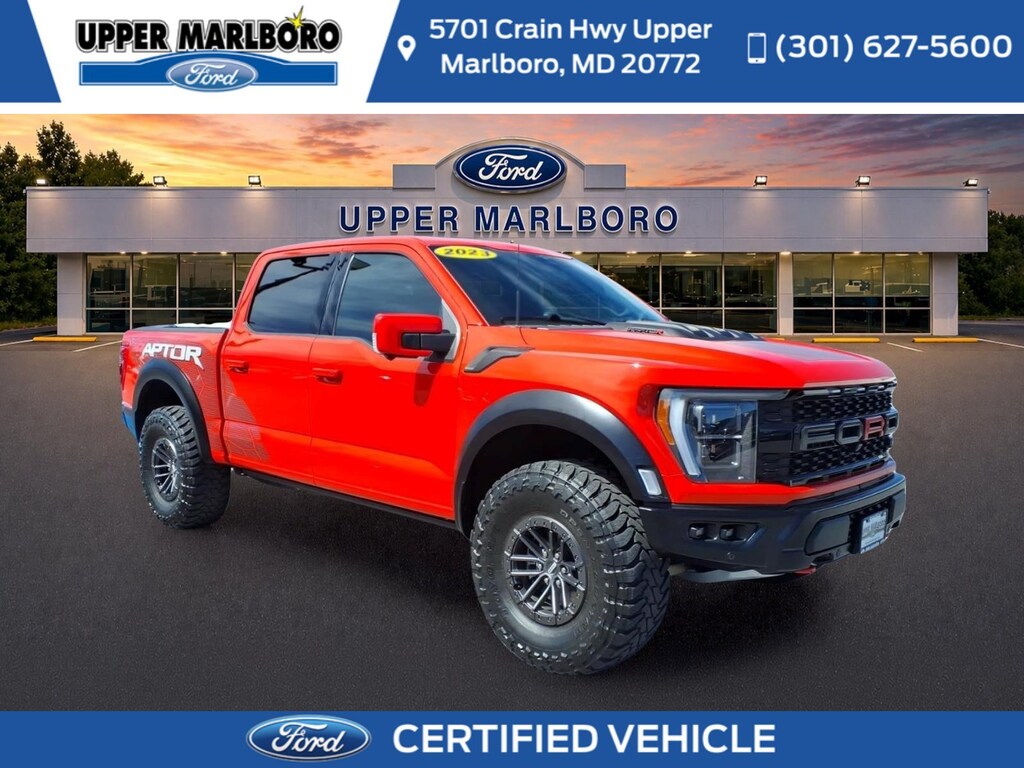 Certified 2023 Ford F-150 Raptor Raptor 4WD SuperCrew 5.5 Box