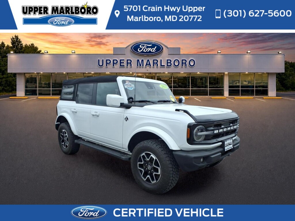 Certified 2023 Ford Bronco Outer Banks Outer Banks 4x4
