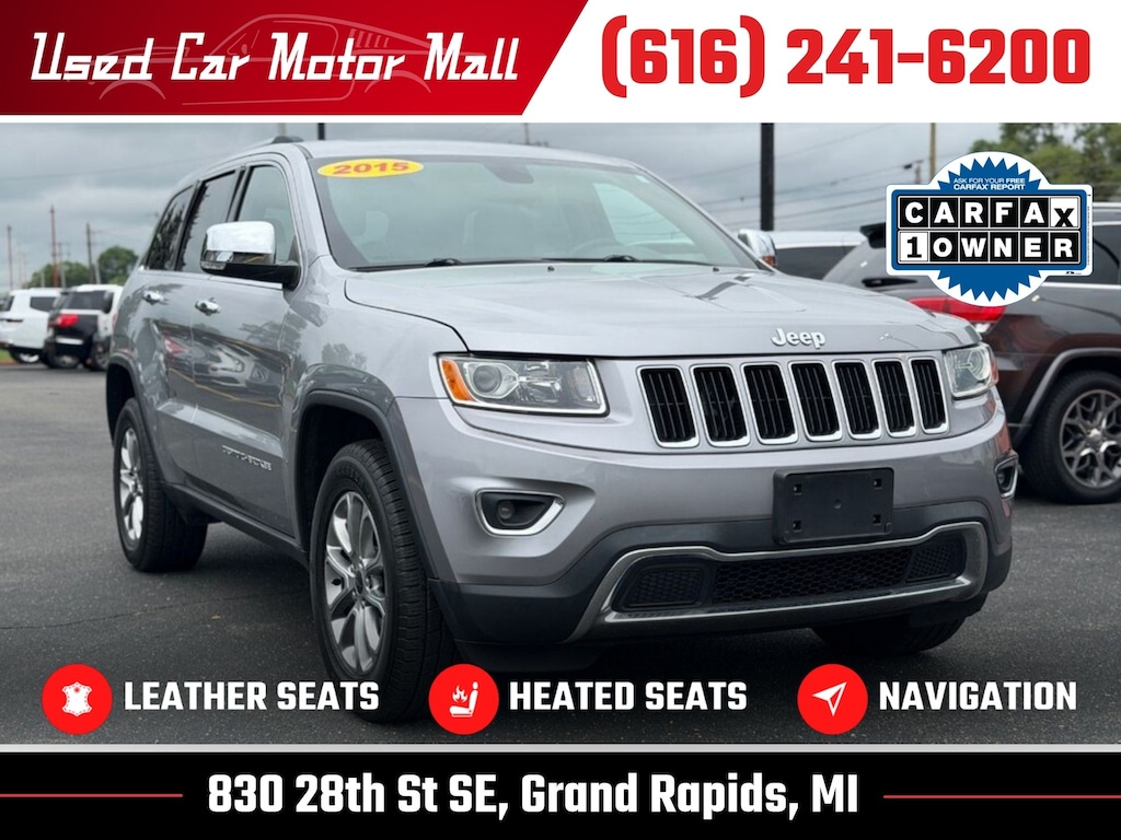 Used 2015 Jeep Grand Cherokee Limited 4x4 SUV