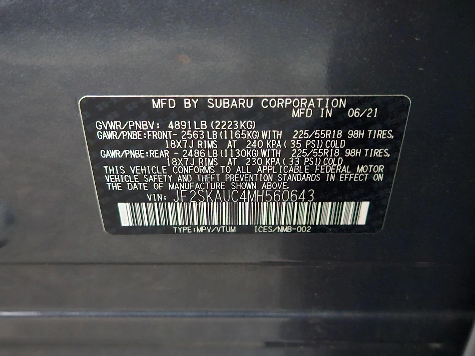 2021 Subaru Forester Limited - Photo 15