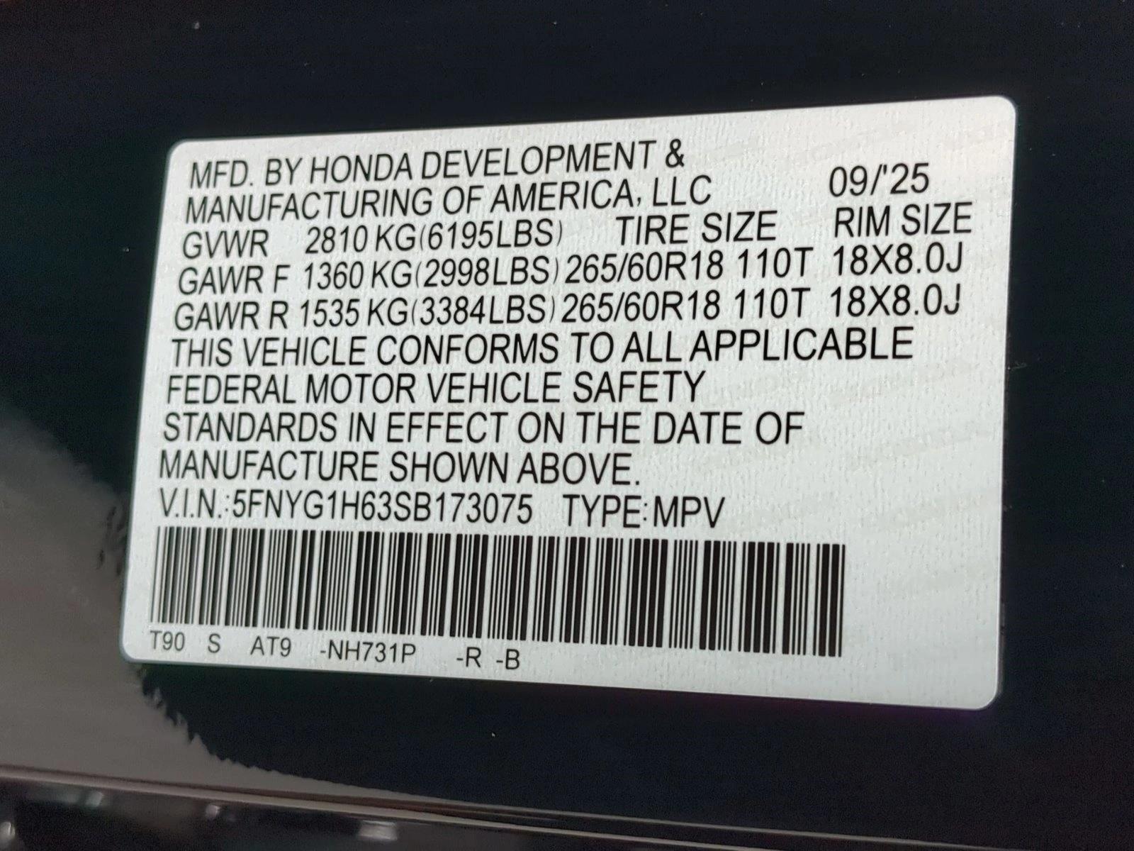 2025 Honda Pilot TrailSport - Photo 26