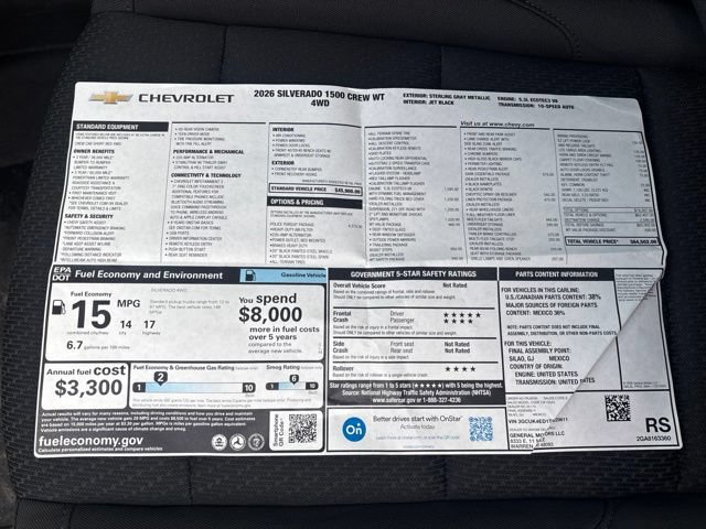 2026 Chevrolet Silverado 1500 Work Truck - Photo 13