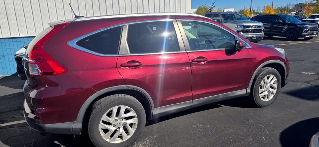 Used 2015 Honda CR-V EX-L with VIN 2HKRM4H72FH623779 for sale in Plymouth, WI