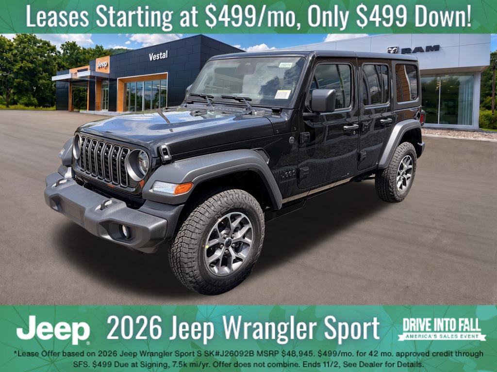New 2026 Jeep Wrangler Sport S Sport Utility