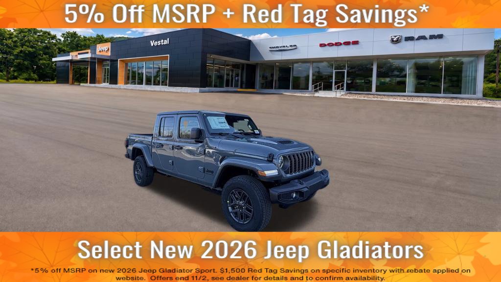 New 2026 Jeep Gladiator Sport S Pickup
