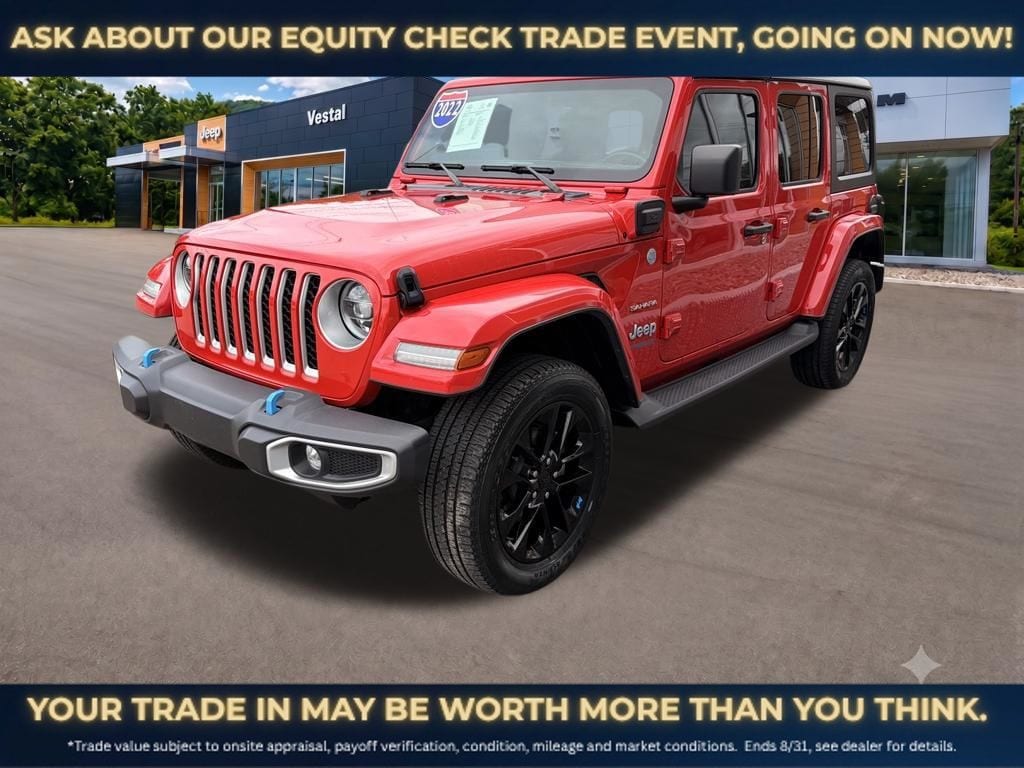 Used 2022 Jeep Wrangler Unlimited 4xe Sahara SUV