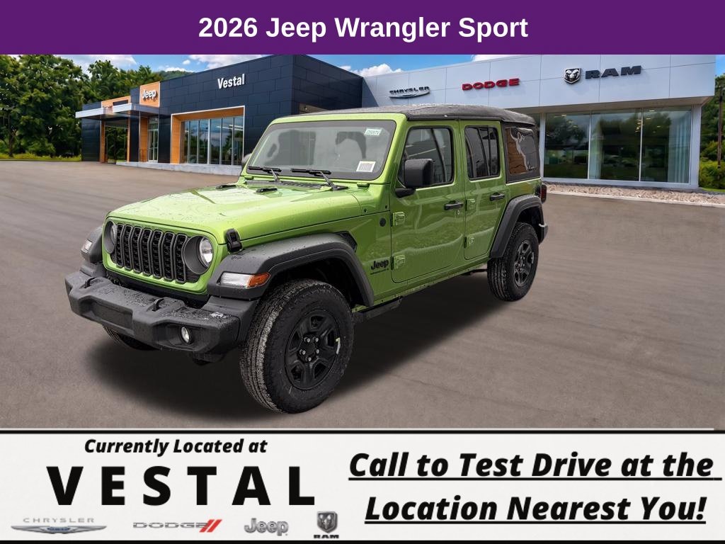 New 2026 Jeep Wrangler Sport Sport Utility