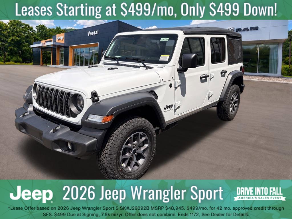 New 2026 Jeep Wrangler Sport S Sport Utility