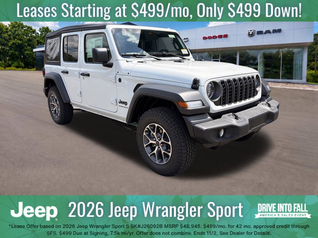 New 2026 Jeep Wrangler Sport S Sport Utility